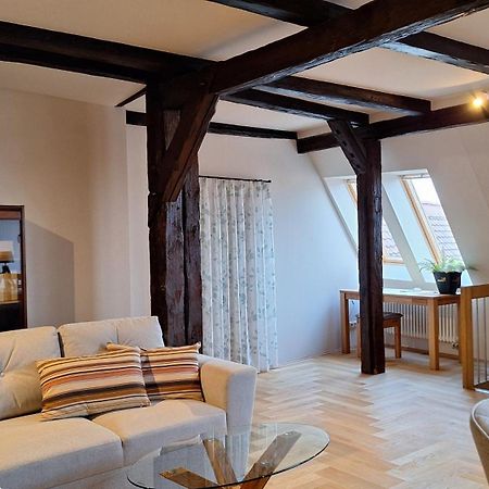 Stadtpalais Bellevue-Suite 3- Zimmer- Maisonettewohnung Mit Dachterrasse Maximal 4 Personen Bautzen Luaran gambar