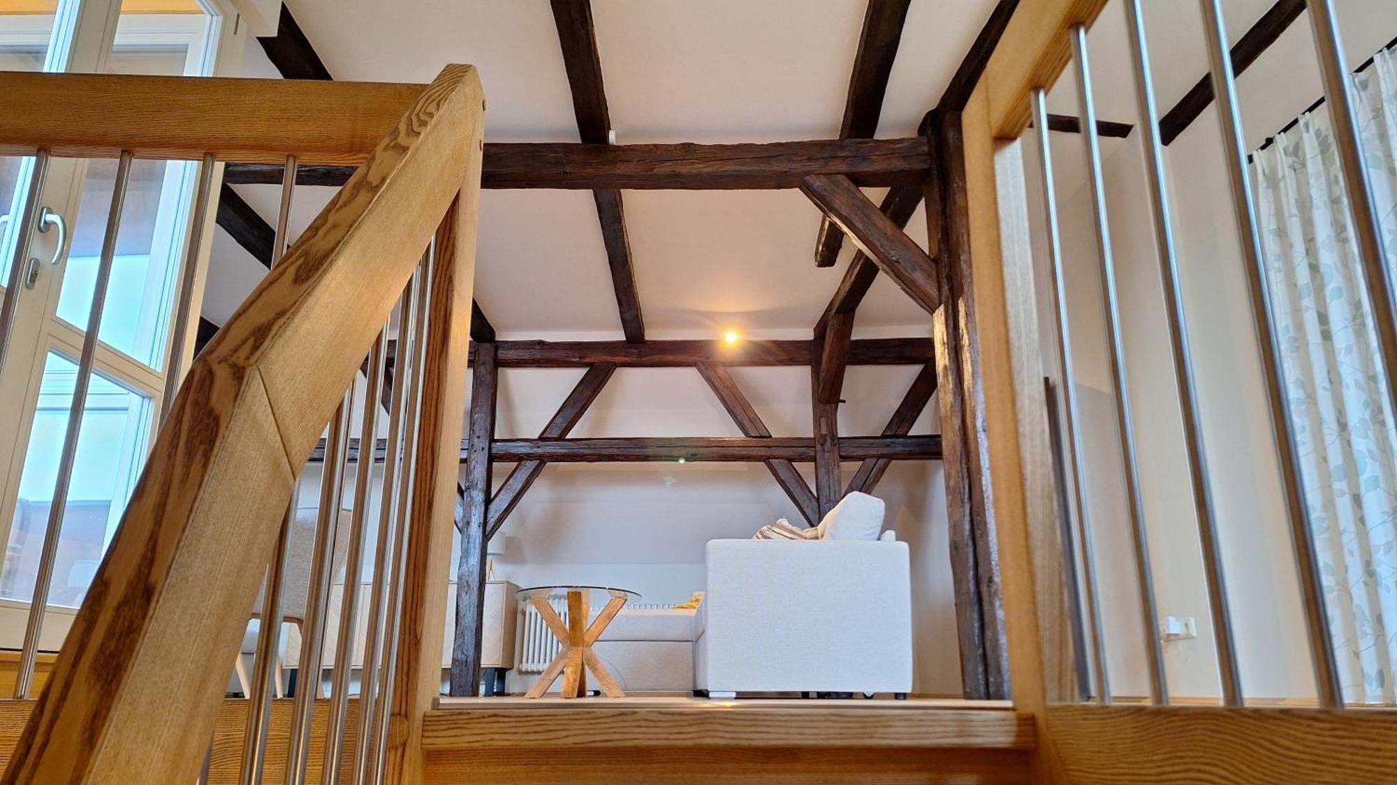 Stadtpalais Bellevue-Suite 3- Zimmer- Maisonettewohnung Mit Dachterrasse Maximal 4 Personen Bautzen Luaran gambar