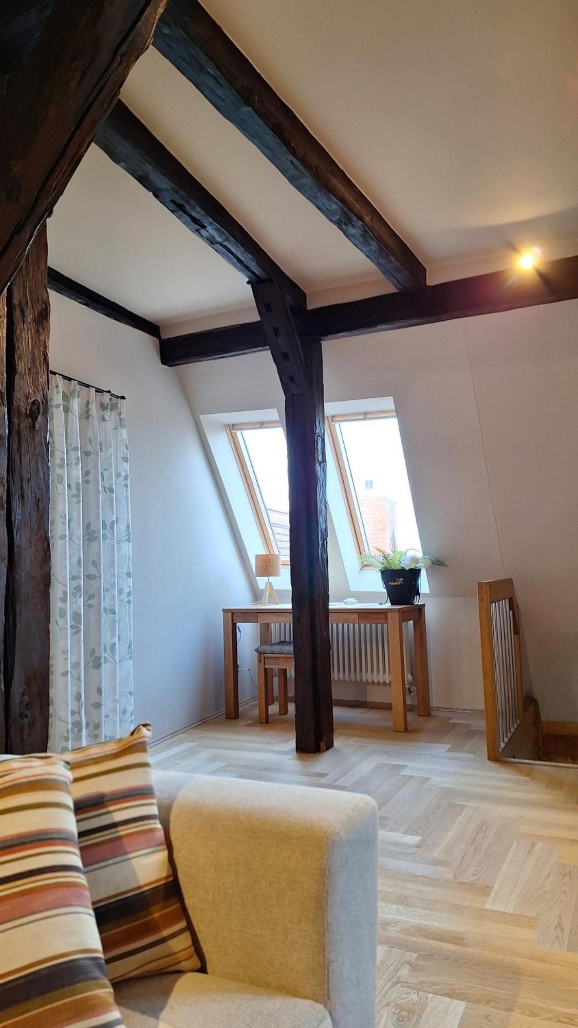 Stadtpalais Bellevue-Suite 3- Zimmer- Maisonettewohnung Mit Dachterrasse Maximal 4 Personen Bautzen Luaran gambar