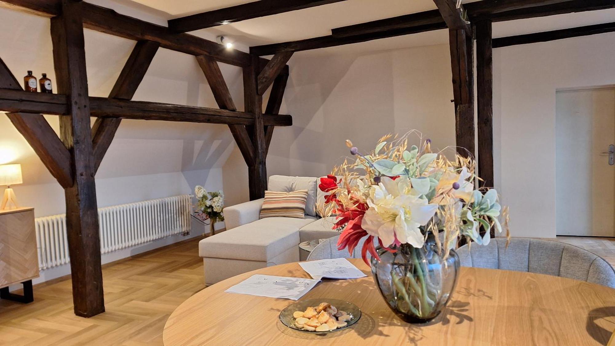 Stadtpalais Bellevue-Suite 3- Zimmer- Maisonettewohnung Mit Dachterrasse Maximal 4 Personen Bautzen Luaran gambar